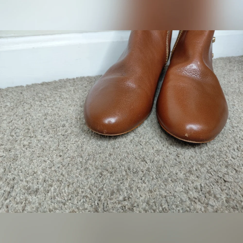 Michael Kors Women Size 9.5M Tan Leather Boots